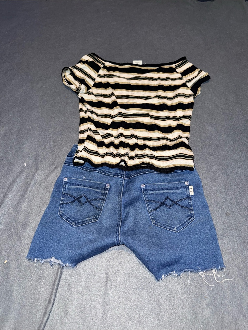 rag & bone Blue Washed Denim Jeans